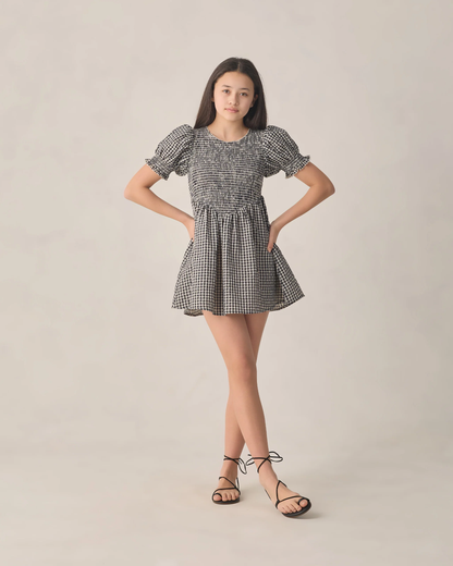 RYLE + CRU TEEN LOUISE DRESS BLACK CHECK - Persnickety Shop