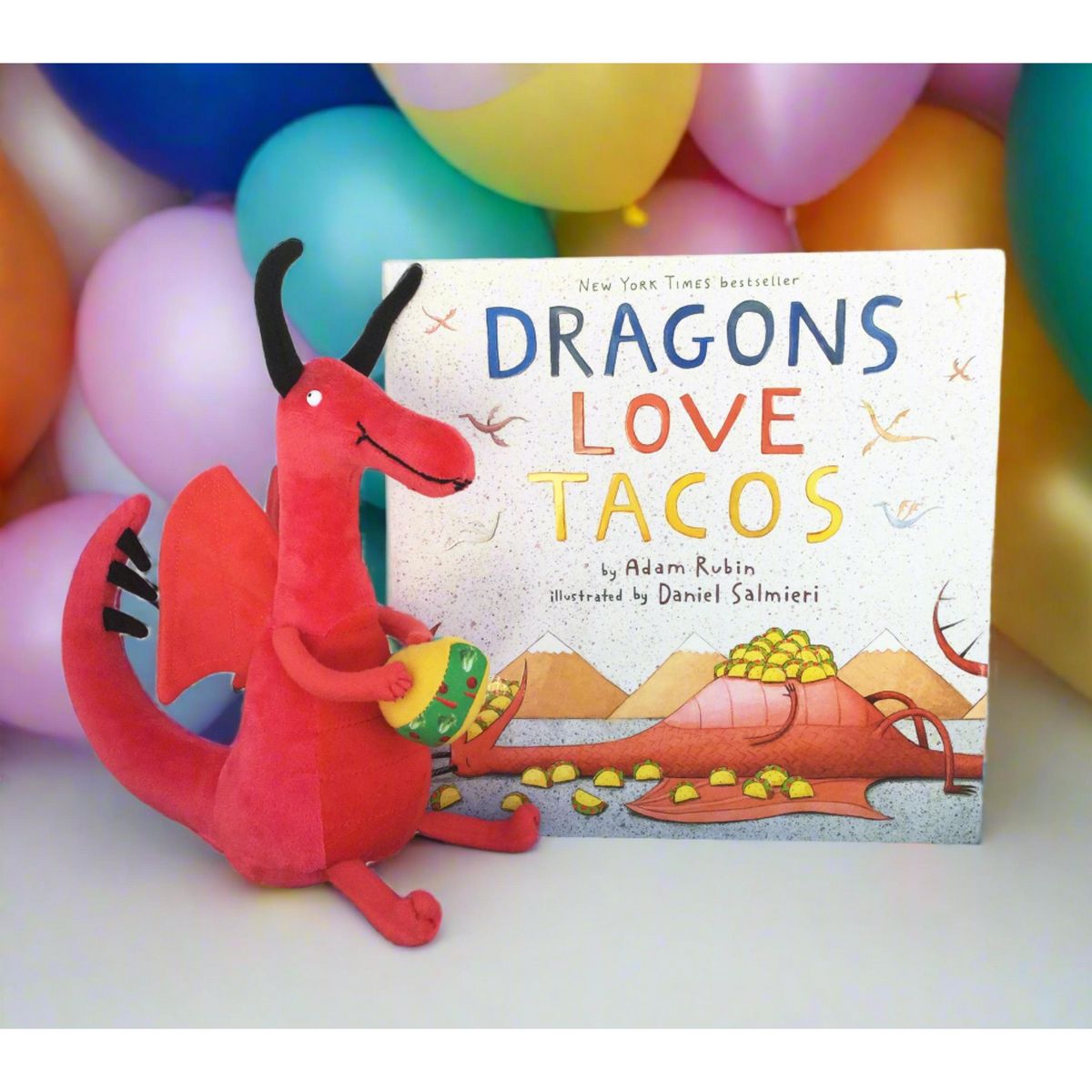 MerryMakers Dragons Love Tacos Plush And Hardcover Book Set - Persnickety Shop