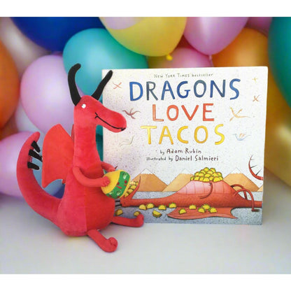 MerryMakers Dragons Love Tacos Plush And Hardcover Book Set - Persnickety Shop