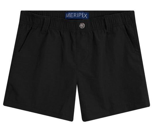 Meripex Jet Black Casual FB Shorts