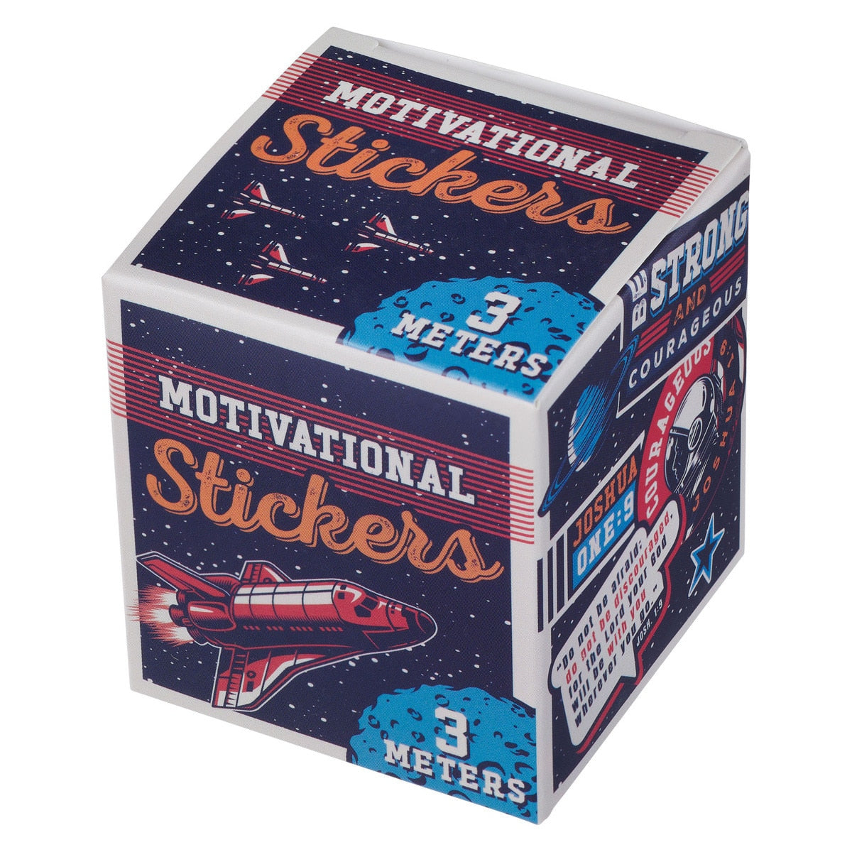 Be Strong and Courageous Sticker Roll - Joshua 1:9