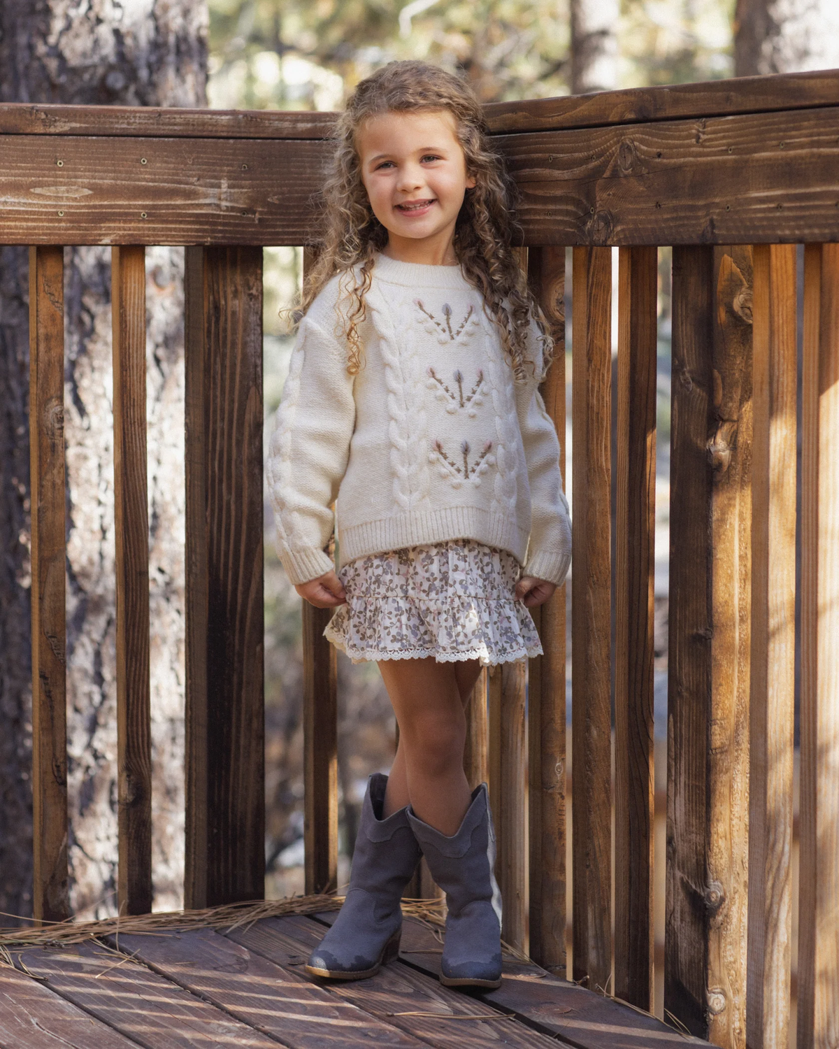 RYLEE + CRU REAGAN SWEATER NATURAL
