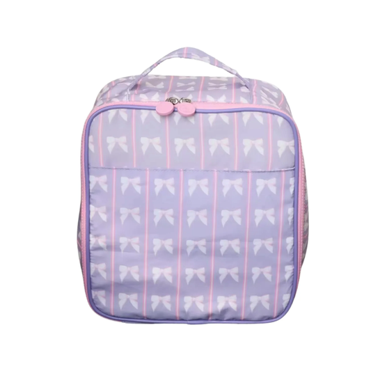 Stripe Purple Bow Lunchbox by Hamner Hill - Persnickety Shop