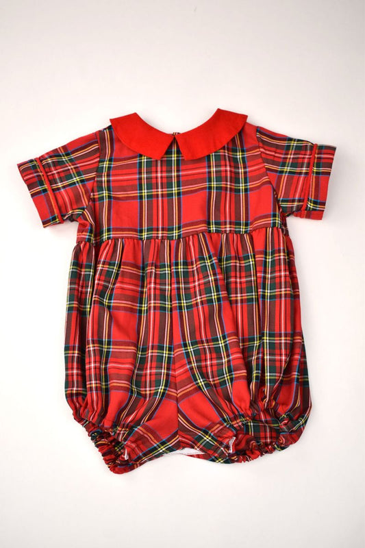 Funtasia Too CHRISTMAS PLAID Boy  Carter Bubble