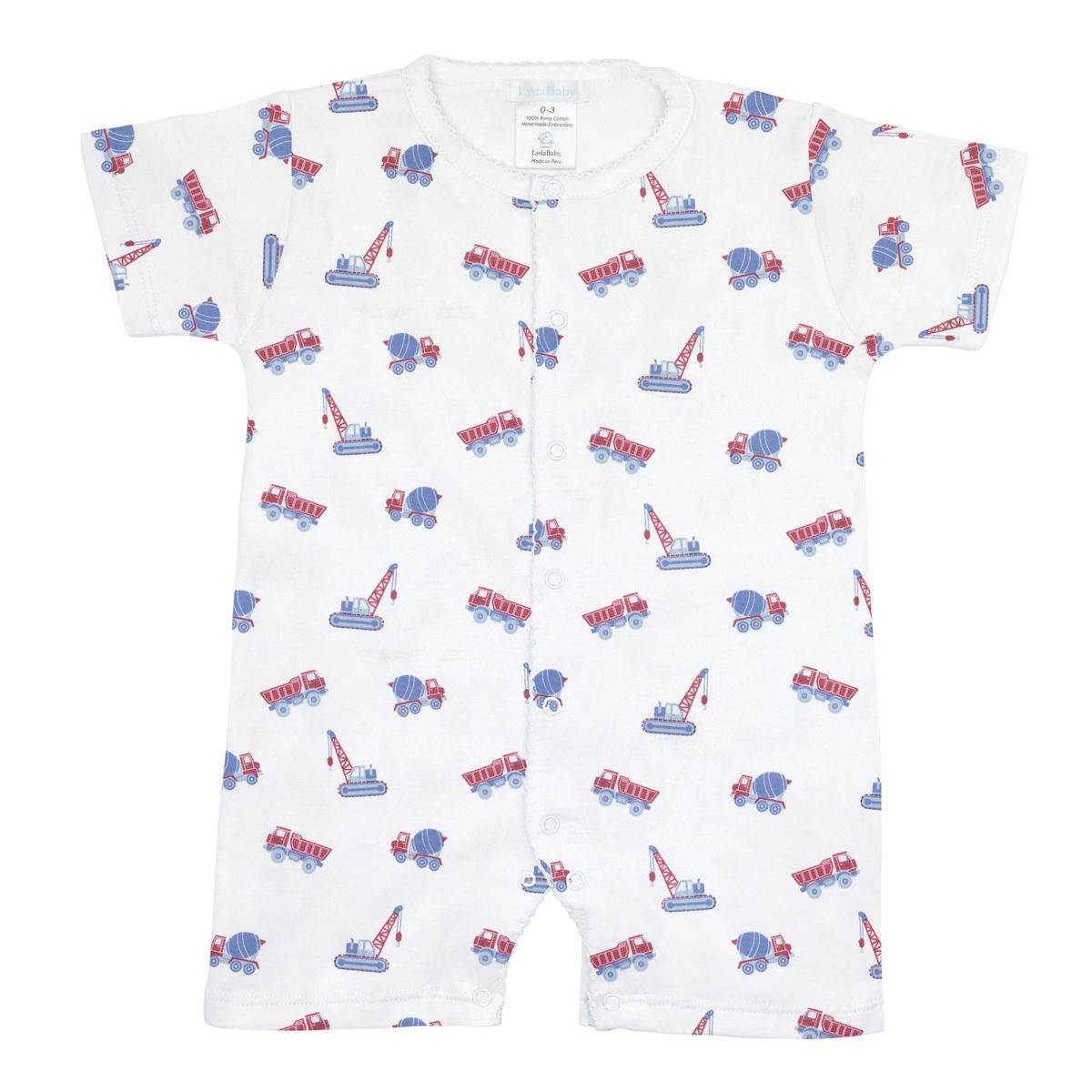 LYDA BABY CLASSIC TRUCKS Boy Romper - Persnickety Shop