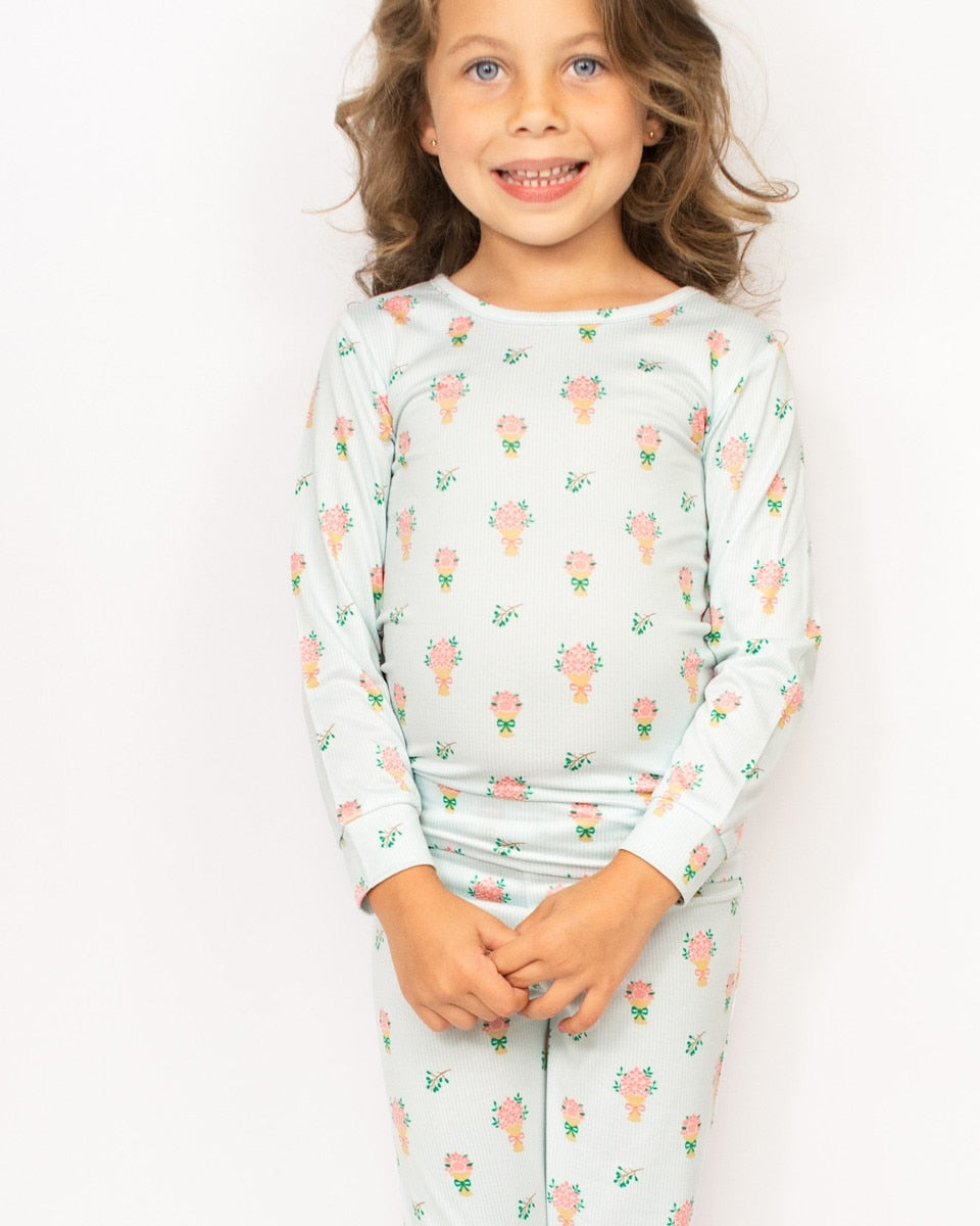 Royal Standard Love Blooms Here Long Sleeve Pajamas - Persnickety Shop