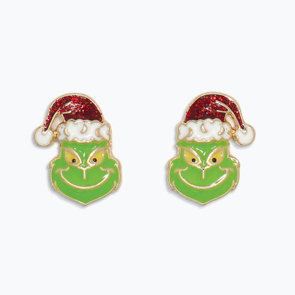 Earrings-The Grinch