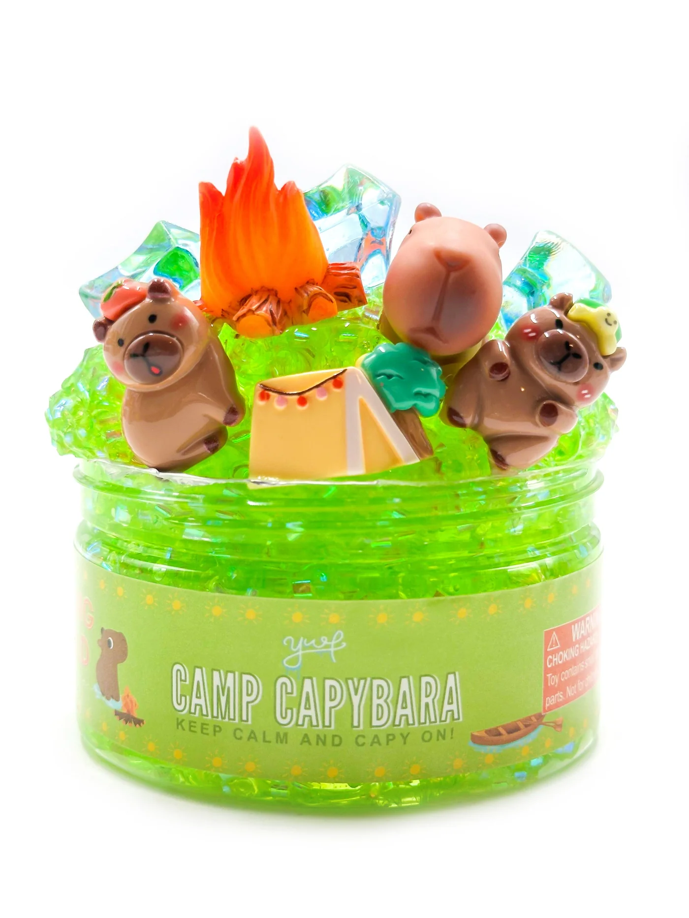 Sensory Slime -Camp Capybara Slime - Persnickety Shop