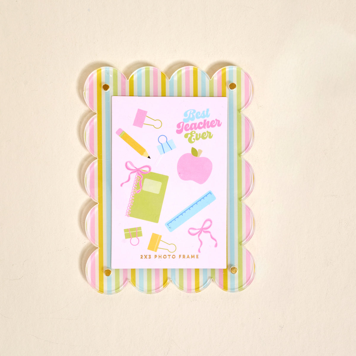 Color Me Happy Mini Acrylic Picture Frame Magnet - Persnickety Shop