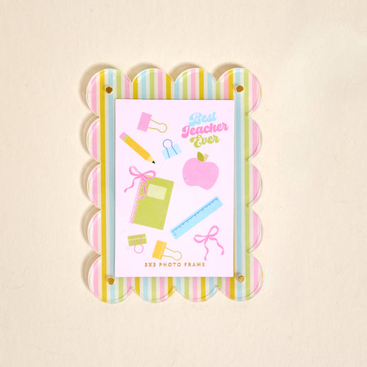 Color Me Happy Mini Acrylic Picture Frame Magnet - Persnickety Shop