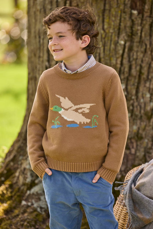 Little English Intarsia Sweater - Flying Mallard