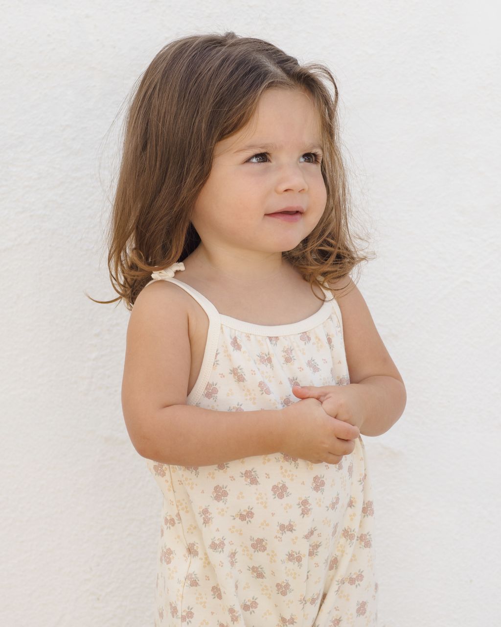 Smocked Jumpsuit || Flower Field - Persnickety Shop