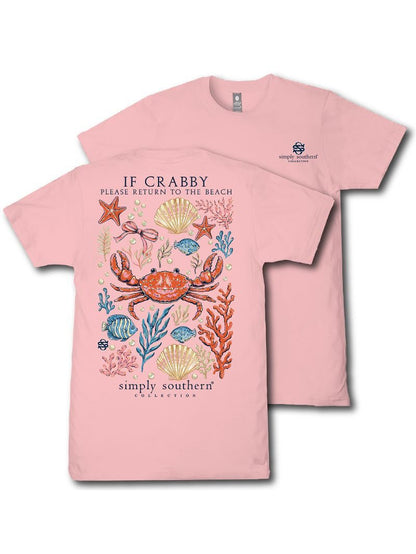 Simply Southern CRABBY- TEAROSE T-Shirt - Persnickety Shop