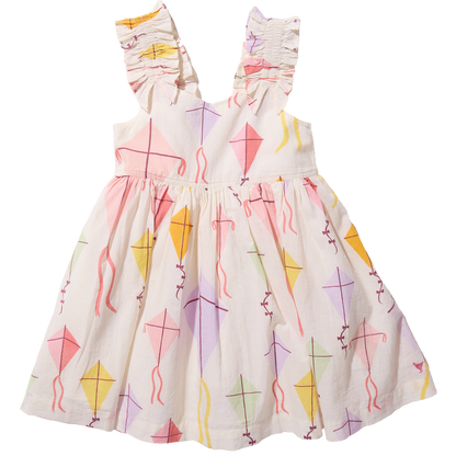 Pink Chicken - Girls Via Dress - Flying Kites - Persnickety Shop