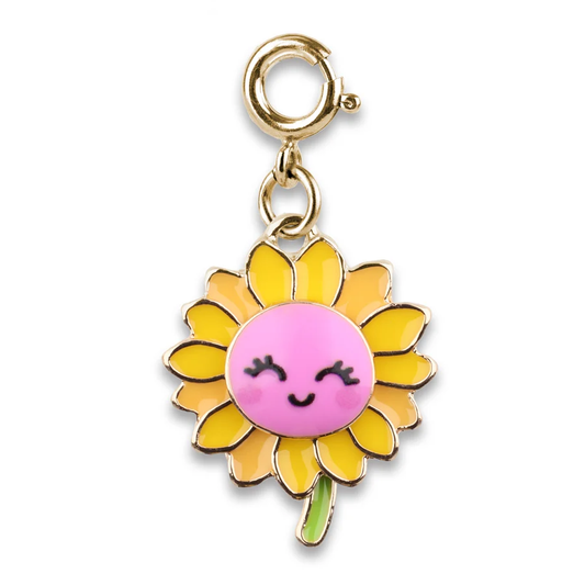 Charm It! Gold Sunflower Charm