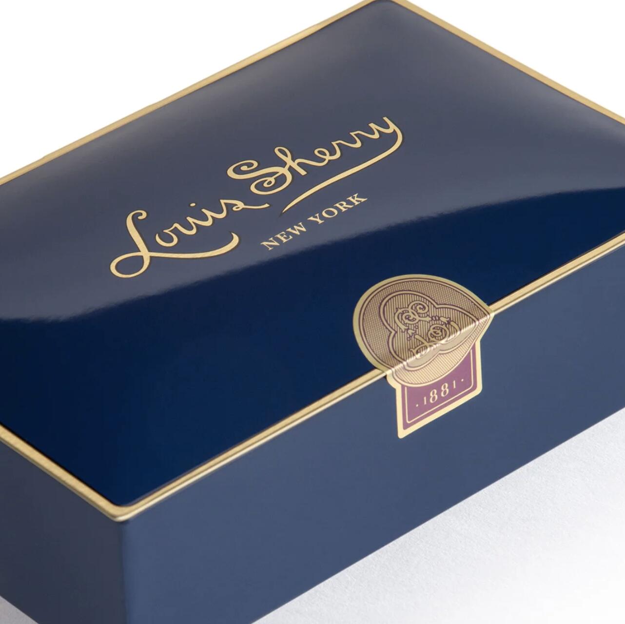 PREORDER Louis Sherry  2-Piece Box of Chocolate Truffle- Ming Blue - Persnickety Shop