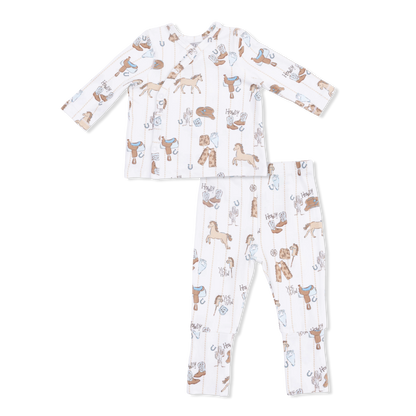 Cowboy Nursery - Take Me Home Set with Convertible Pant - Persnickety Shop