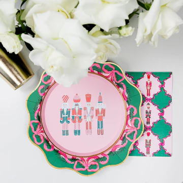 BONJOUR FÊTE X ONE & ONLY PAPER NUTCRACKER LARGE PLATES - Persnickety Shop