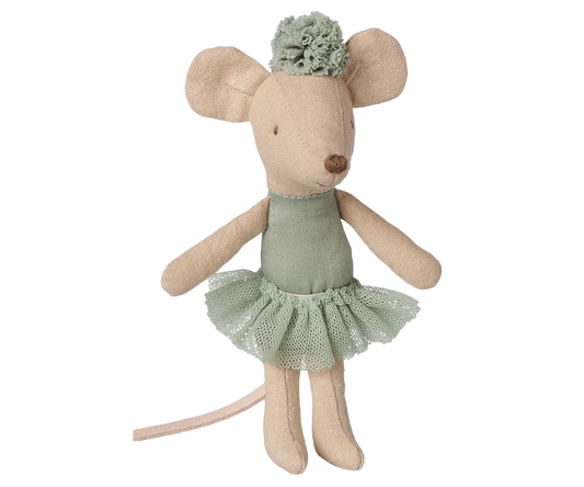 Maileg Ballerina mouse, Little sister - Vintage mint