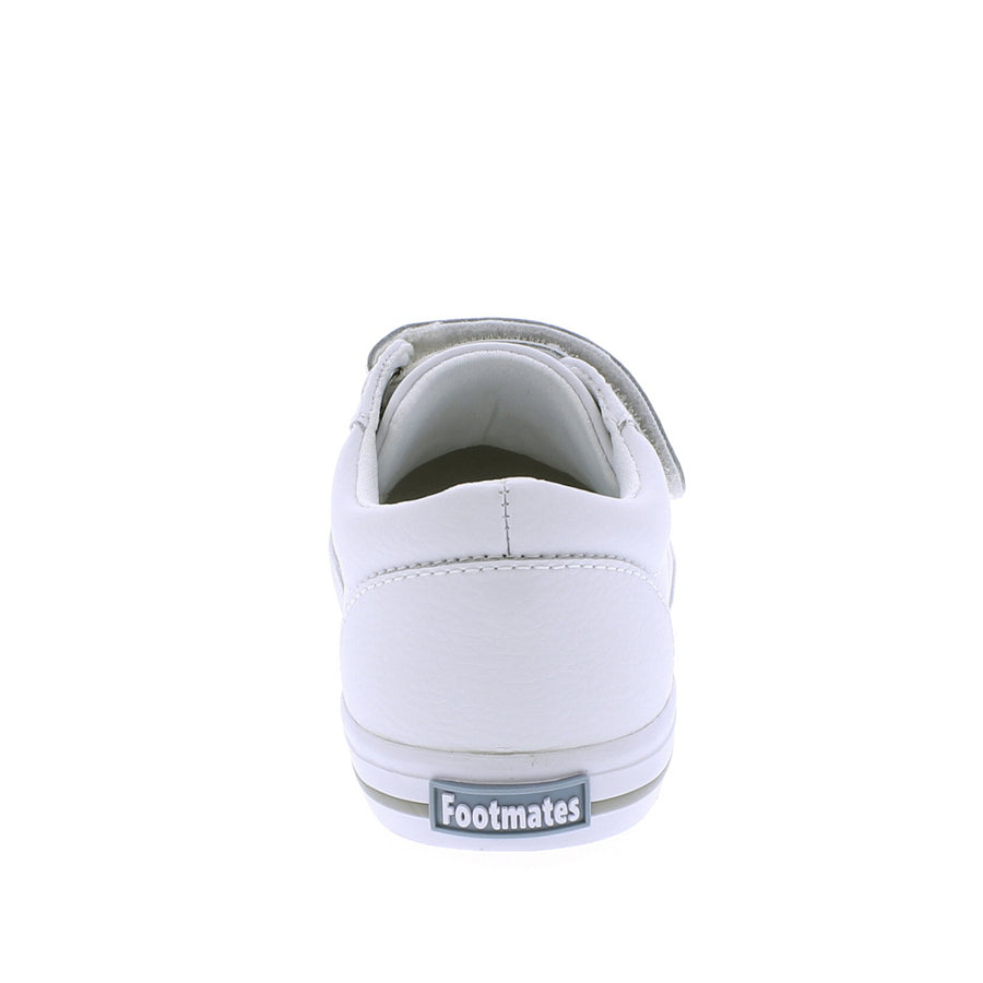 Footmates Jordan Reese Sneaker- White Leather - Persnickety Shop