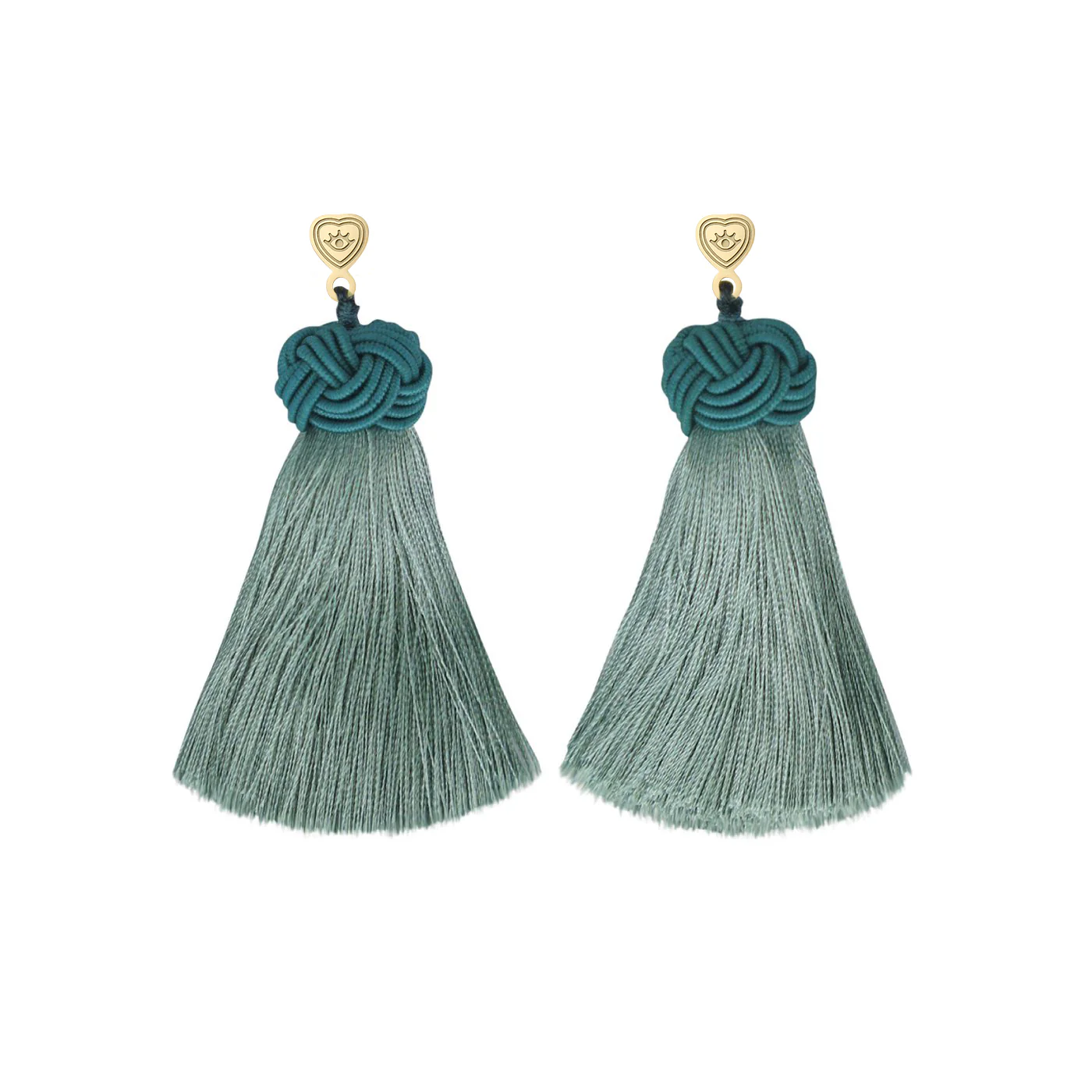 Sage Topknot Earrings - Persnickety Shop