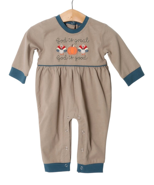 Millie Jay God Is Great Turkey Boys Romper