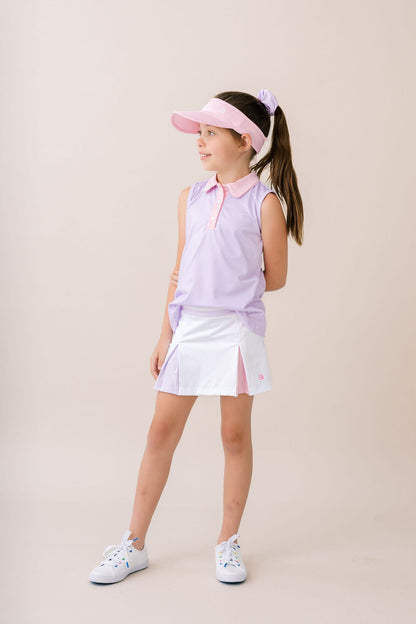 Set Athletics Courtney Skort - Pure Coconut, Cotton Candy Pink, Petal Purple - Persnickety Shop