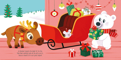 Goodnight My 3 Play Puppets - Santa's Friends by Little Genius Books