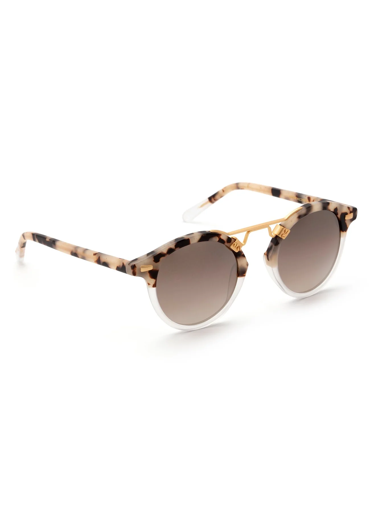 KREWE ST. LOUIS > MATTE OYSTER TO CRYSTAL MIRROR POLARIZED 24K - Persnickety Shop