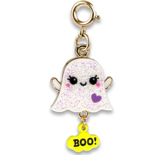CHARM IT® Gold Glitter Ghost Charm
