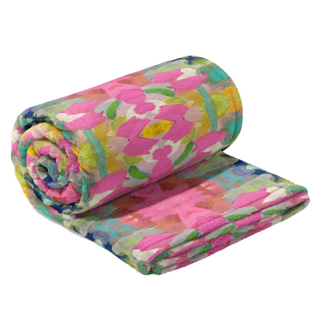 Pink Paradise Fleece Blanket - Persnickety Shop