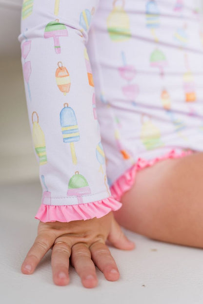 Leighton One Piece Girl's Rash Guard Swim- Fishing - Persnickety Shop