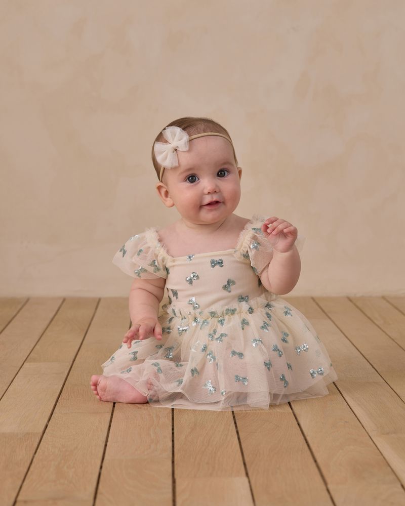 FLUTTER TULLE HEADBAND IVORY - Persnickety Shop