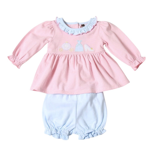 Banana Split Princess Applique Bloomer Set