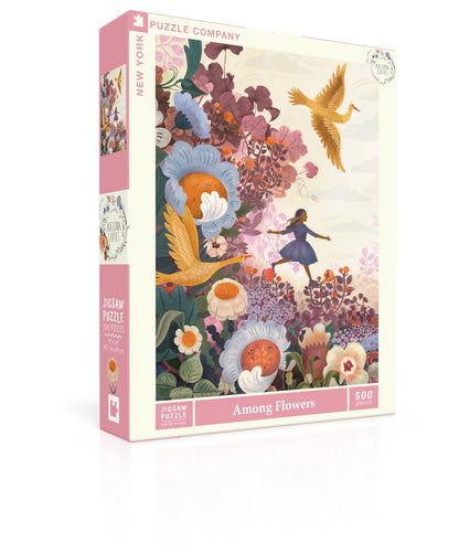 Among Flowers 500 Piece Jigsaw Puzzle Regular price - Persnickety Shop