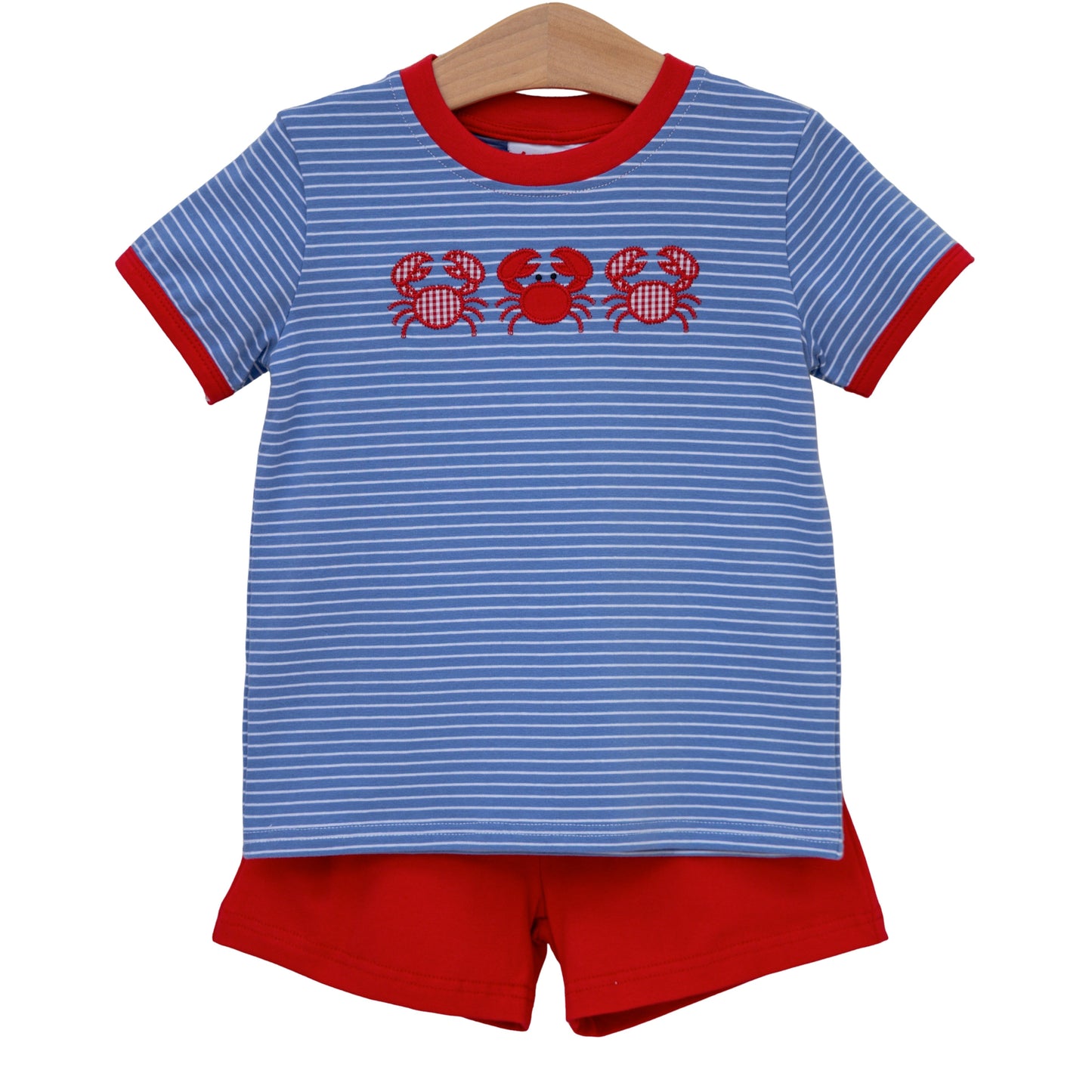 Jellybean Boy's Coastal Crab Short Set - Persnickety Shop