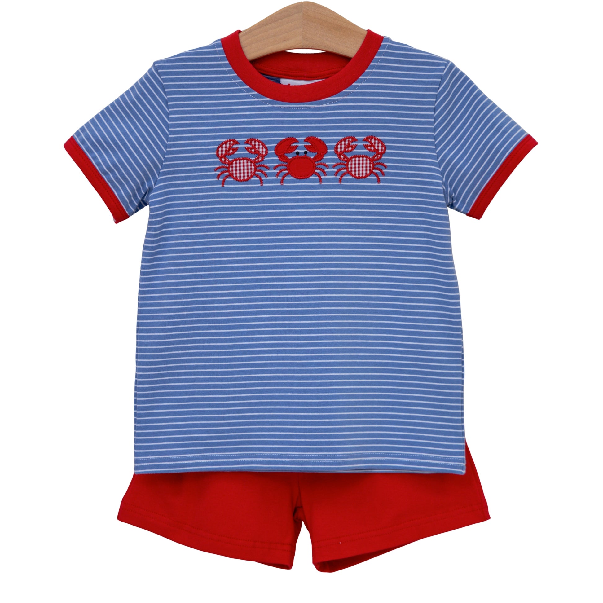 Jellybean Boy's Coastal Crab Short Set - Persnickety Shop