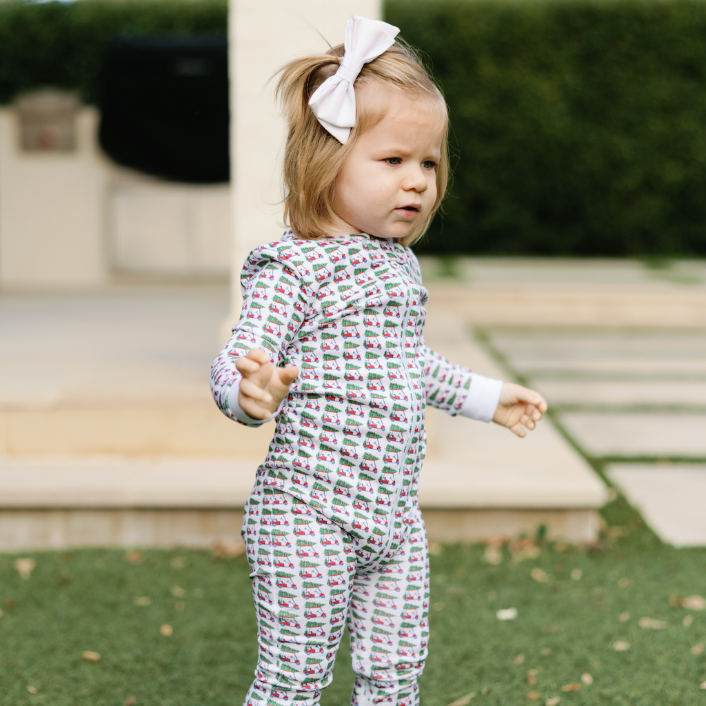 Lila and Hayes Parker Zipper Pajama - Christmas at the Club