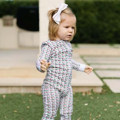 Lila and Hayes Parker Zipper Pajama - Christmas at the Club