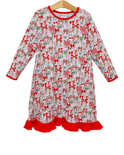 PRE-ORDER |Wrapped in a Bow Dress Jellybean by Smock Candy - Persnickety Shop