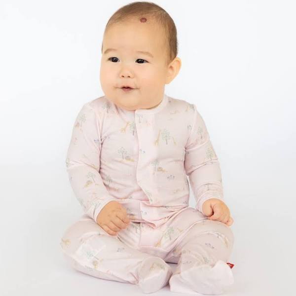 Magnetic Me - Serene Safari Pink Modal Magnetic Convertible Coverall - Persnickety Shop