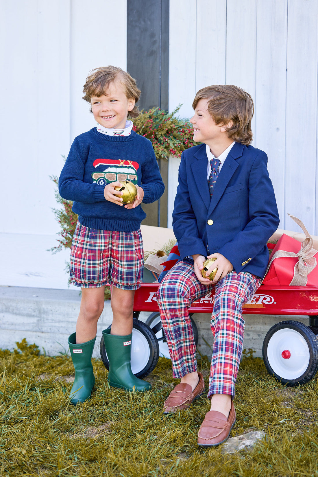 Little English Classic Wool Blazer - Navy