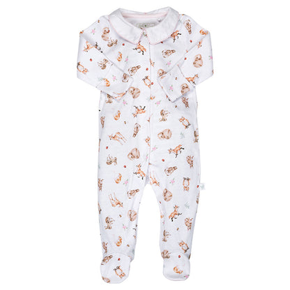 WRENDALE DESIGNS PATTERNED BABY FOOTIE - Persnickety Shop