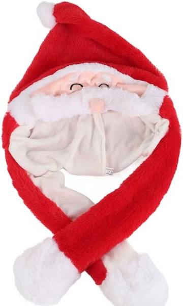 Santa Claus Hat with Moving Mustache – Festive Fun for All Ages! - Persnickety Shop