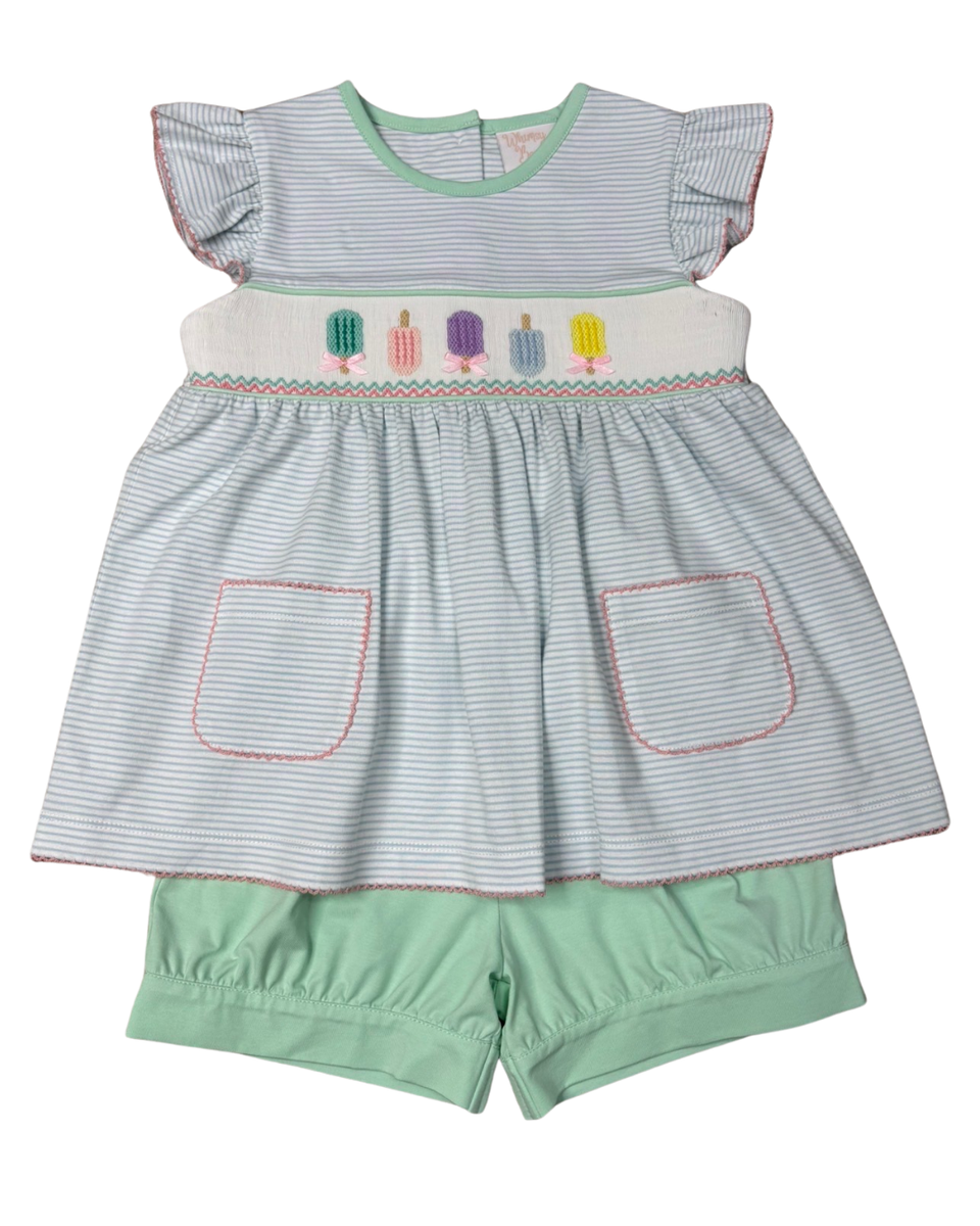 Popsicle Party Smocked Banded Short Set - Persnickety Shop