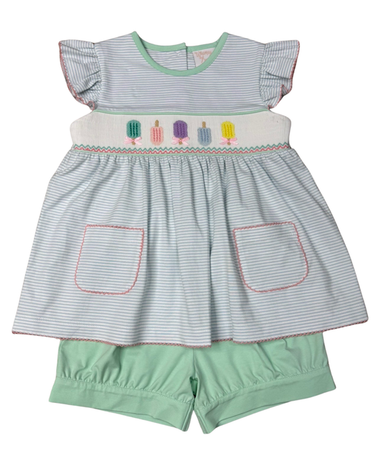 Popsicle Party Smocked Banded Short Set - Persnickety Shop