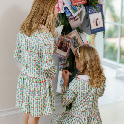 Lila and Hayes Lillian Girls' Dress - Tree Topper Bows