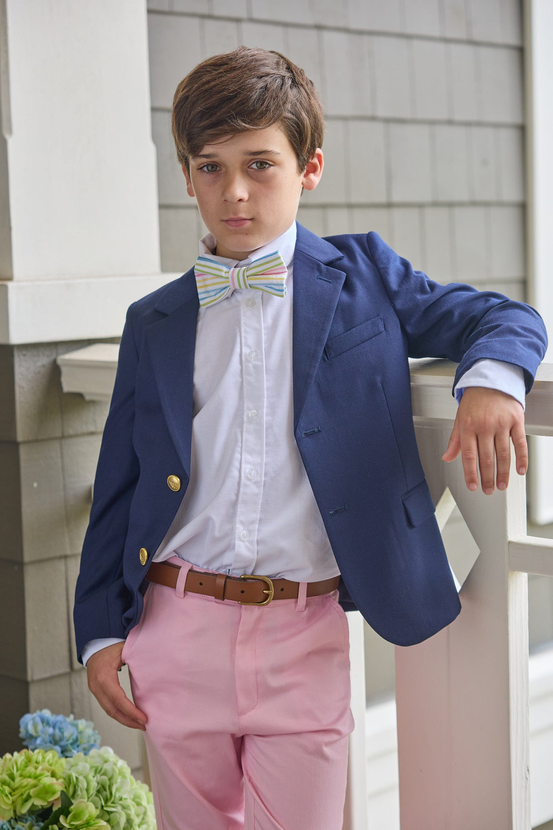 Little English Classic Wool Blazer - Navy