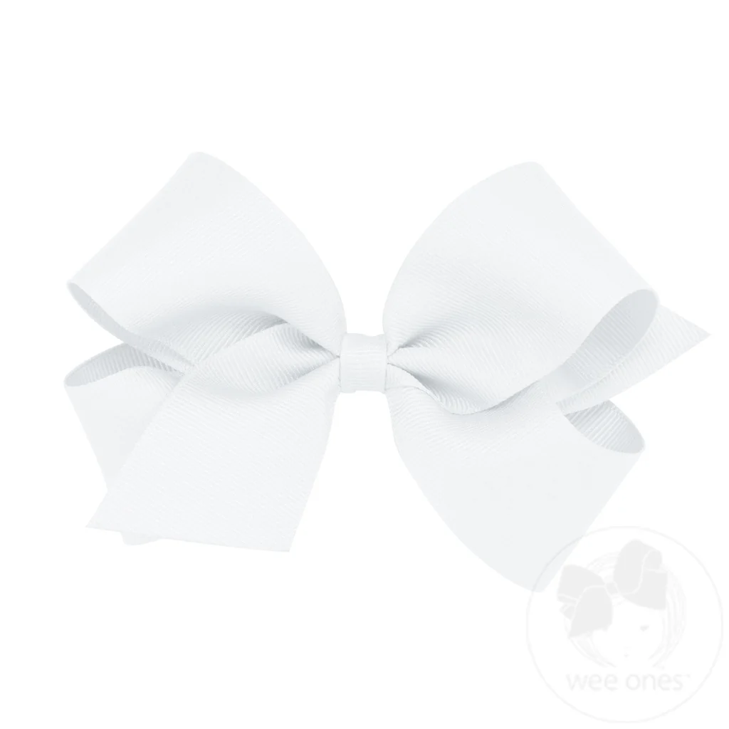 Medium Classic Grosgrain Hair Bow MANY COLORS - Persnickety Shop