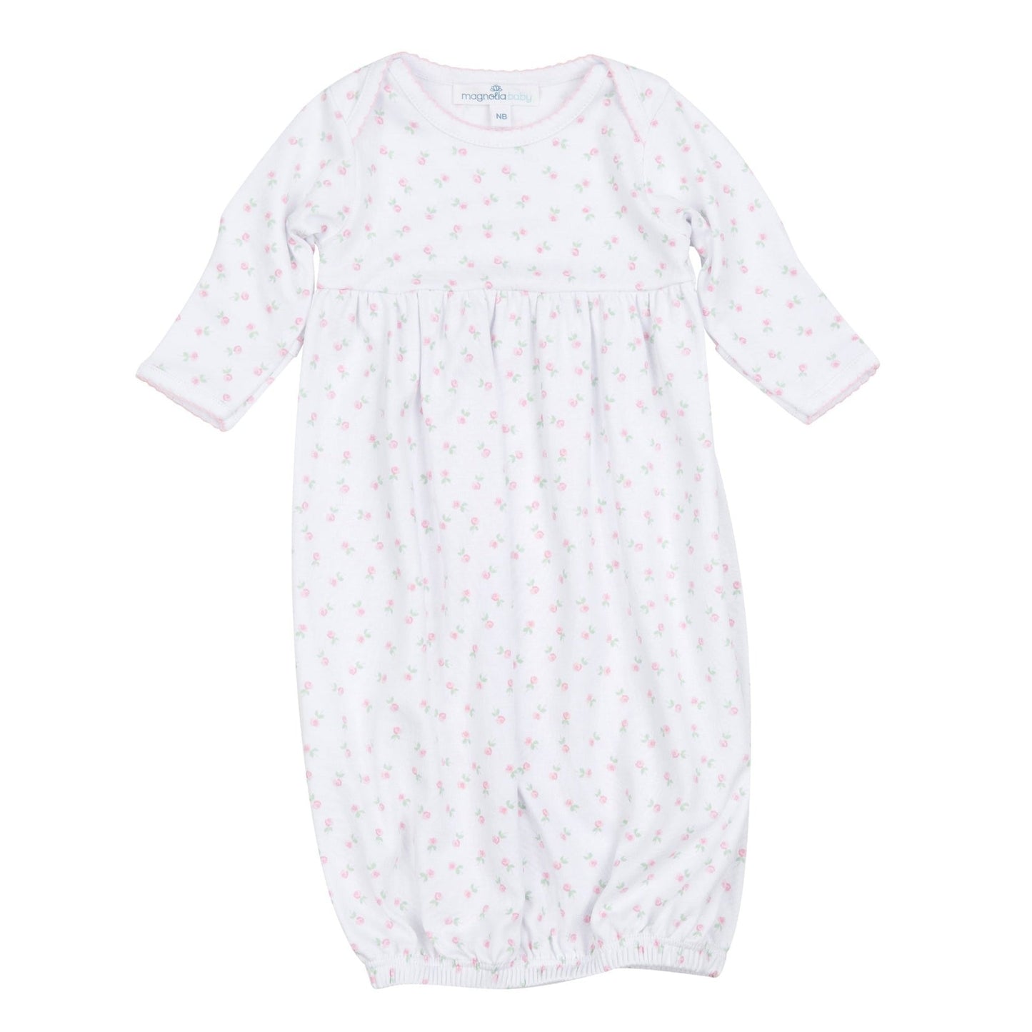 MAGNOLIA BABY Juliette's Classics Print Gathered Gown - Persnickety Shop